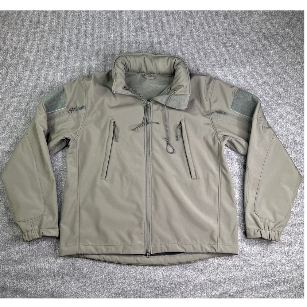 Rothco Tactical Soft Shell Jacket Mens Large Olive Drab Special Ops Military L